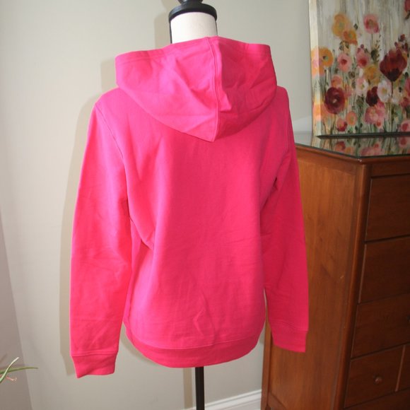 NWT BRIGHT PINK GAP HOOD HOODIE SWEATSHIRT SZ M - Picture 4 of 7